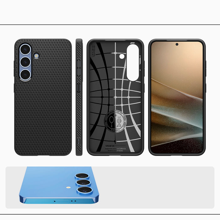 Spigen Liquid Air Case for Samsung Galaxy S25 - Matte Black