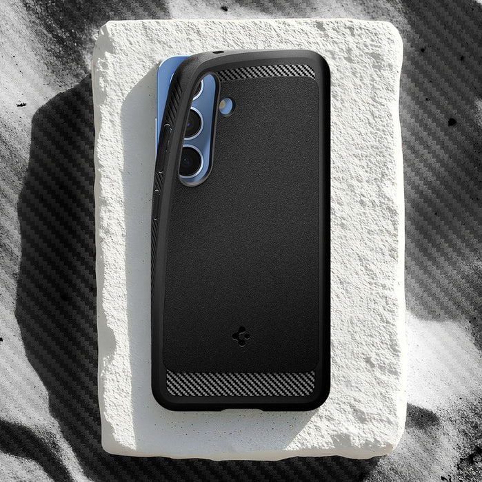 Spigen Rugged Armor Mag MagSafe Case for Samsung Galaxy S25 - Matte Black