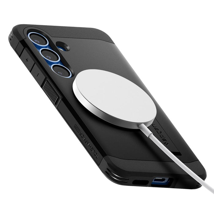 Spigen Tough Armor MagSafe case for Samsung Galaxy S25 - black