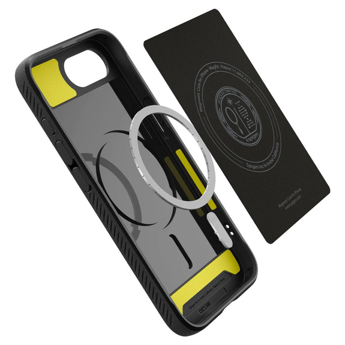Spigen Rugged Armor MagSafe case for iPhone 16e / 17e - black