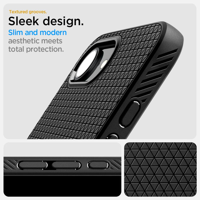 Spigen Liquid Air Case for iPhone 16e / 17e - Matte Black
