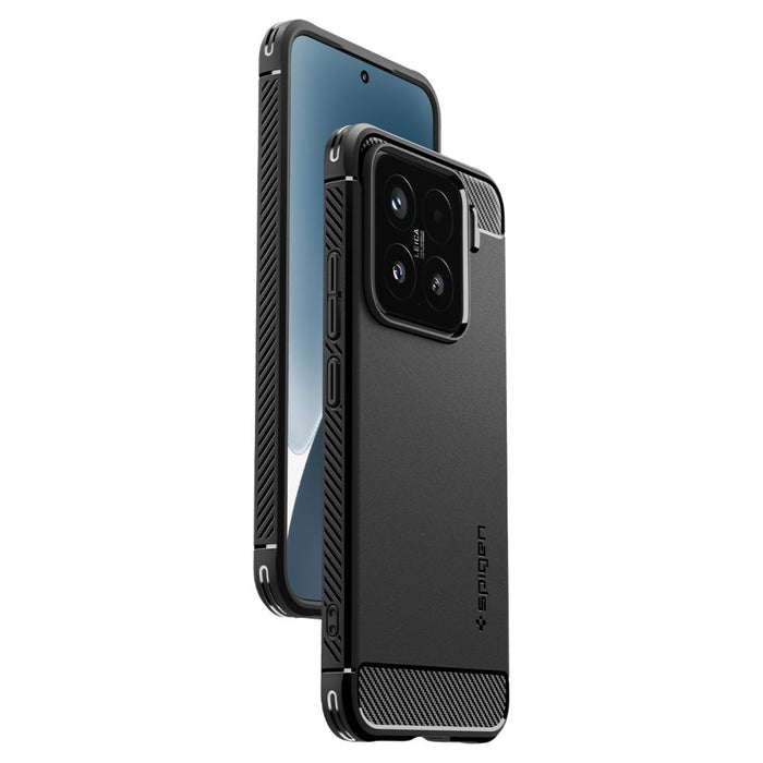Spigen Rugged Armor case for Xiaomi 15 - matte black