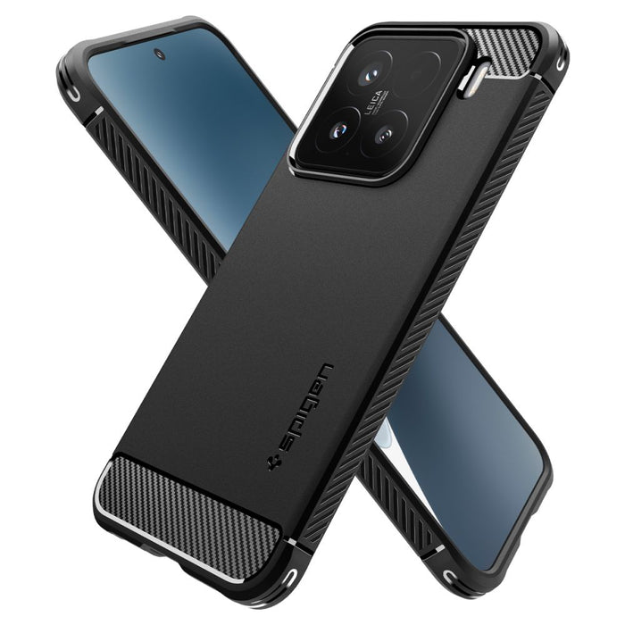 Spigen Rugged Armor case for Xiaomi 15 - matte black