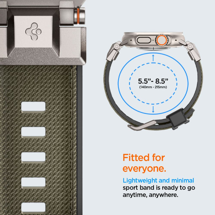 Spigen DuraPro Armor Strap for Apple Watch 44 / 45 / 46 / 49 mm - Green