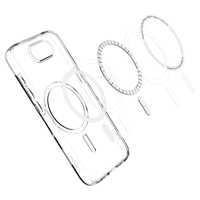 Spigen Liquid Crystal Mag MagSafe Case for iPhone 16e / 17e - Transparent