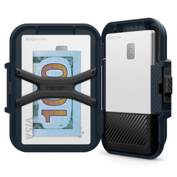 Spigen Lock Fit MagSafe Card Case - Navy Blue