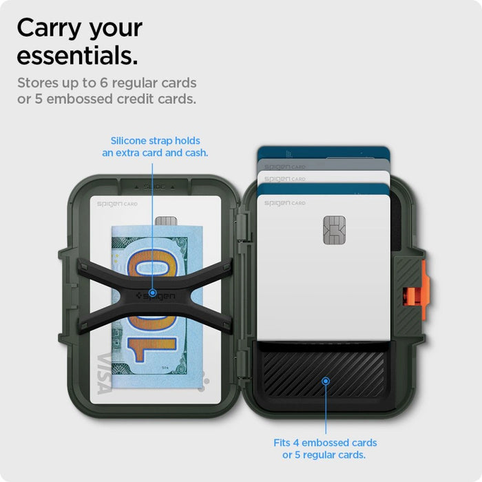 Spigen Lock Fit MagSafe Card Case - Green