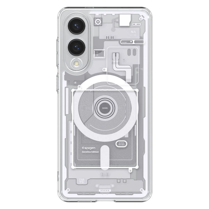Spigen Ultra Hybrid Mag Case with MagSafe for Samsung Galaxy S25 Edge with Print - White