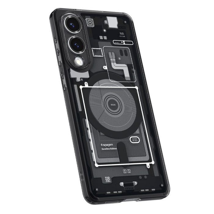 Spigen Ultra Hybrid Mag Case with MagSafe for Samsung Galaxy S25 Edge with Print - Black