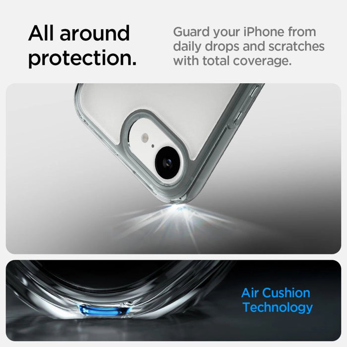 Spigen Ultra Hybrid Case for iPhone 16e - Gray
