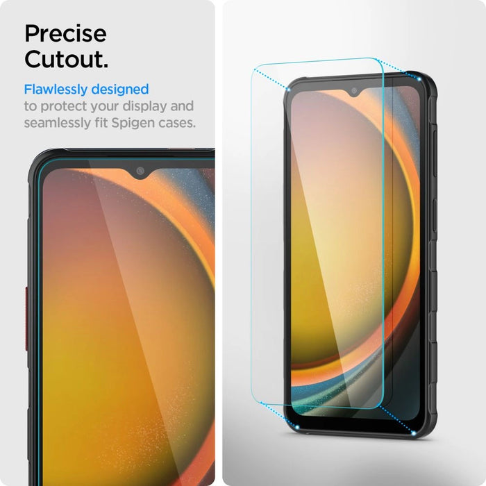 Spigen Glas.tR Slim 2-pack Tempered Glass for Samsung Galaxy Xcover 7 / 7 Pro - Transparent