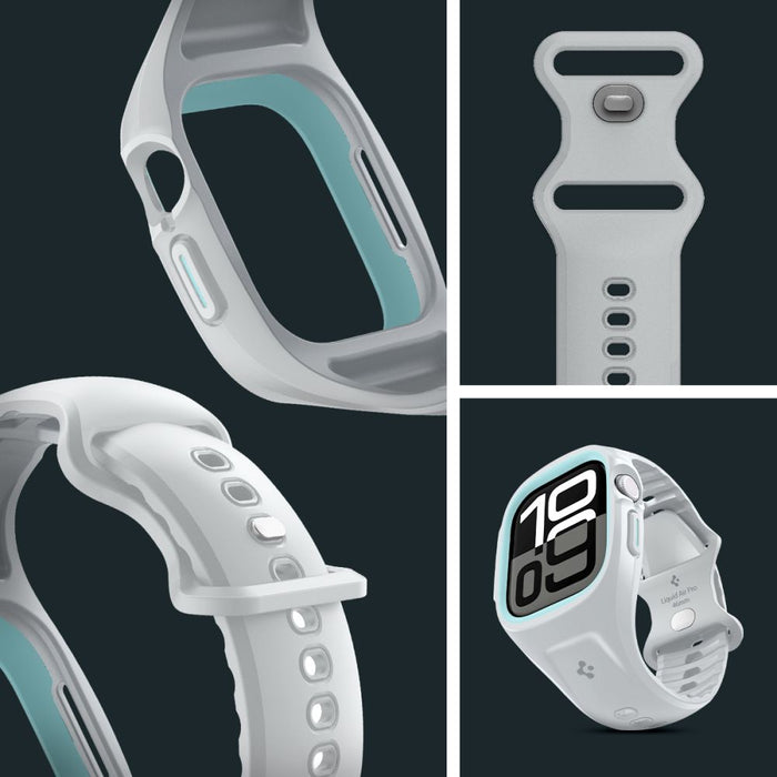 Spigen Liquid Air Pro Strap for Apple Watch 10 46mm - Gray