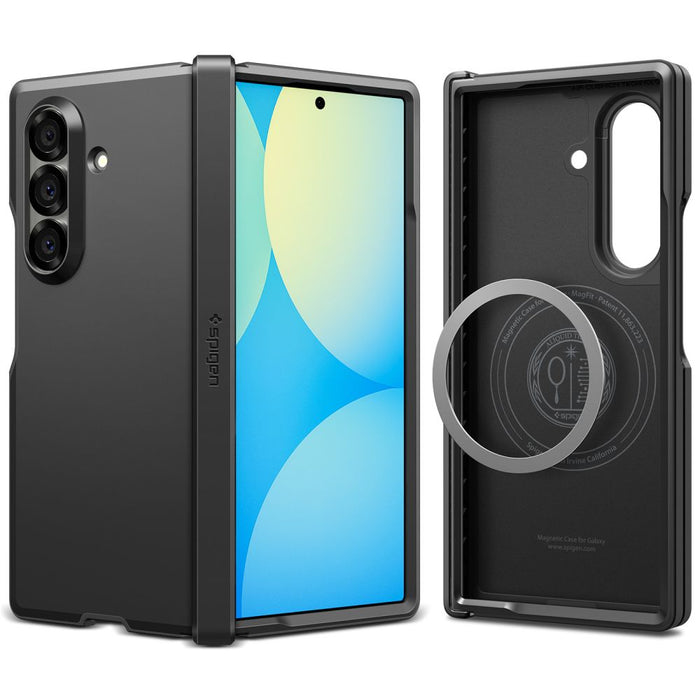 Spigen Tough Armor Pro Mag MagSafe Case for Samsung Galaxy Z Fold 7 - Black