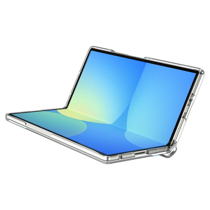 Spigen Tough Armor Pro Mag MagSafe Case for Samsung Galaxy Z Fold 7 - Clear and White