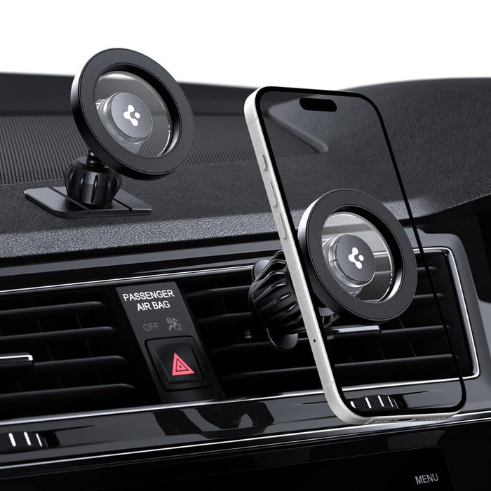 Spigen MFT13 MagSafe Car Holder for Cockpit or Air Vent - Black