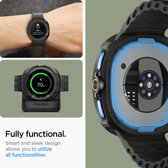 Spigen Liquid Air Case for Samsung Galaxy Watch 8 Classic 46mm - Black