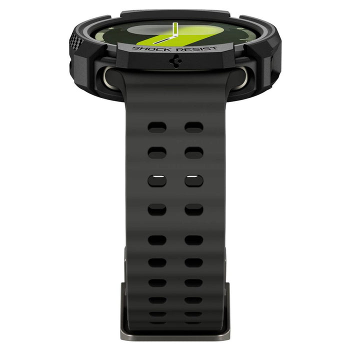 Spigen Rugged Armor Case for Samsung Galaxy Watch 8 44mm - Matte Black