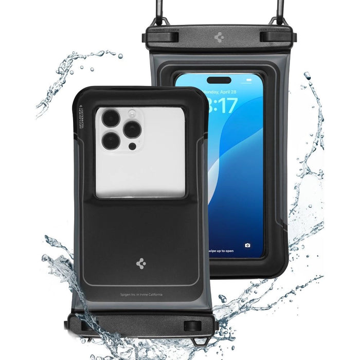 Spigen A611P 2-pack waterproof case - matte black