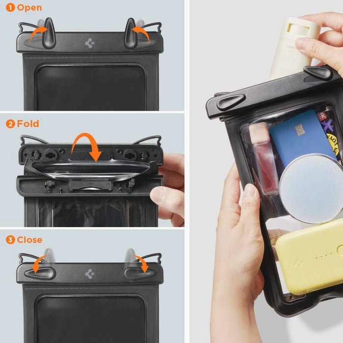 Spigen A603 waterproof case - black