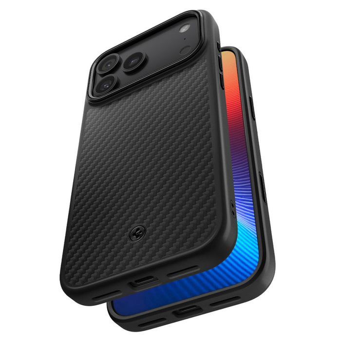 Spigen Enzo Aramid "T" MagSafe case for iPhone 17 Pro - black
