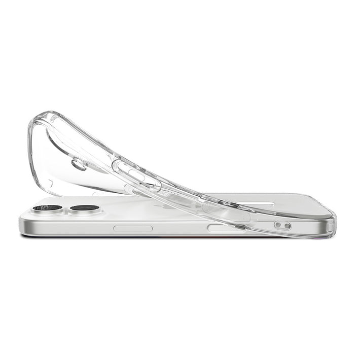 Spigen Liquid Crystal MagSafe Case for iPhone 17 - Clear and White