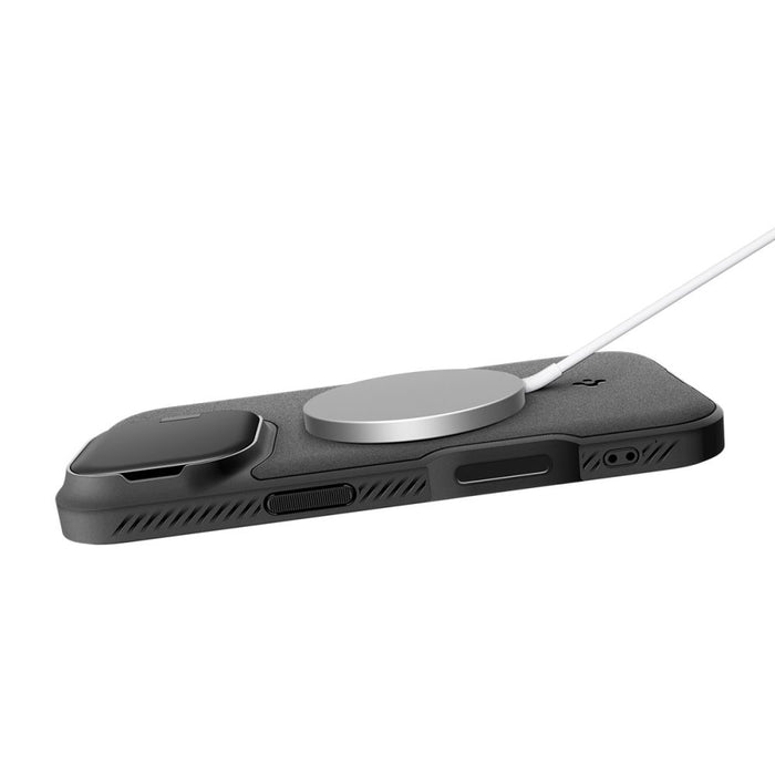 Spigen Optik Armor MagSafe case for iPhone 17 - black