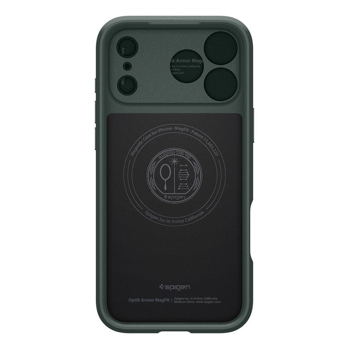 Spigen Optik Armor MagSafe Case for iPhone 17 Pro - Green