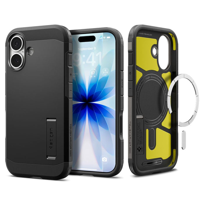 Spigen Tough Armor "T" MagSafe case for iPhone 17 - black