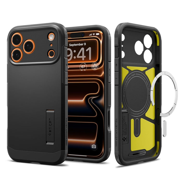 Spigen Tough Armor "T" MagSafe case for iPhone 17 Pro - black