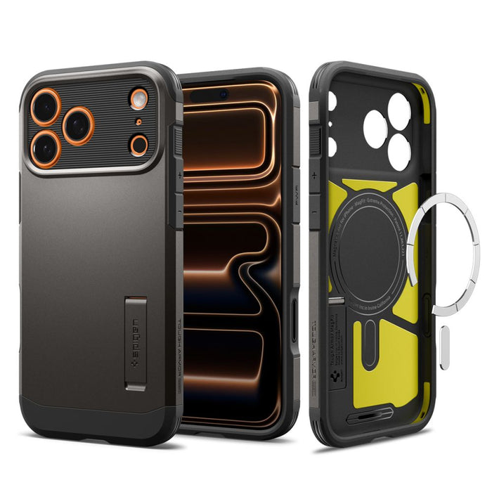 Spigen Tough Armor "T" MagSafe Case for iPhone 17 Pro - Gray