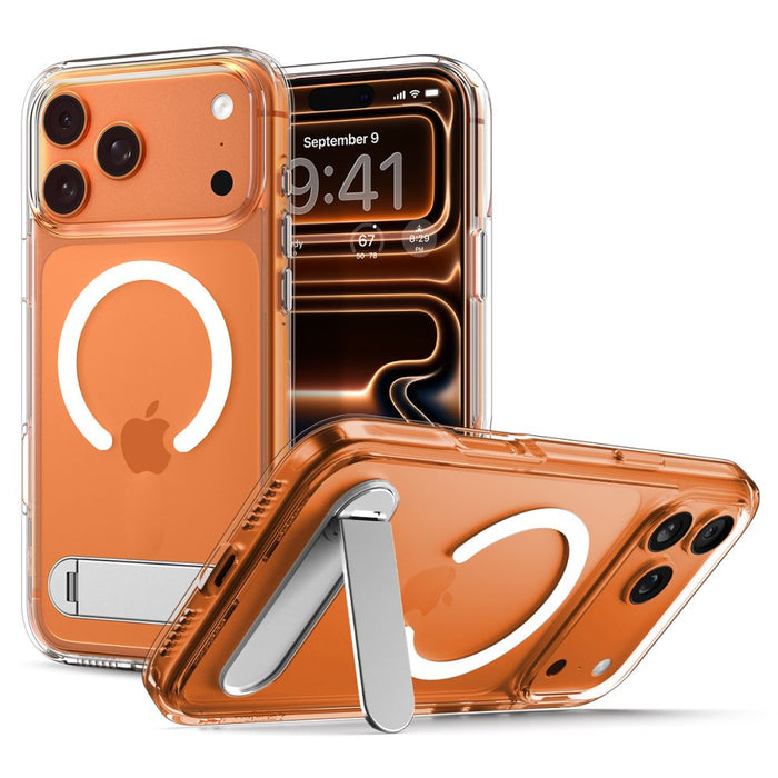 Spigen Ultra Hybrid "S" MagSafe Case for iPhone 17 Pro - Clear and White