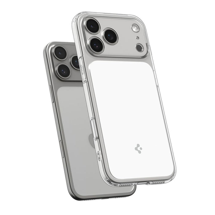Spigen Ultra Hybrid "T" MagSafe Case for iPhone 17 Pro Max - Clear and White