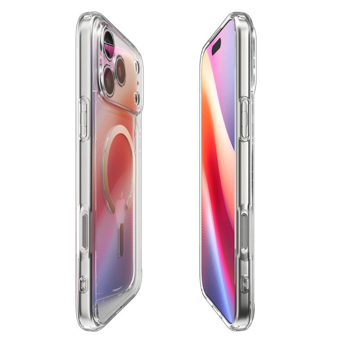Spigen Ultra Hybrid MagSafe Case for iPhone 17 Pro - Transparent Gold