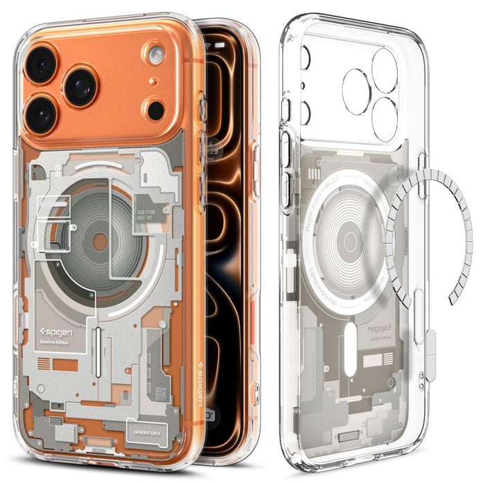 Spigen Ultra Hybrid MagSafe case for iPhone 17 Pro Zero One - titanium