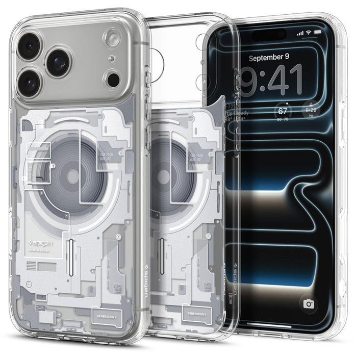 Spigen Ultra Hybrid MagSafe Case for iPhone 17 Pro Zero One - White