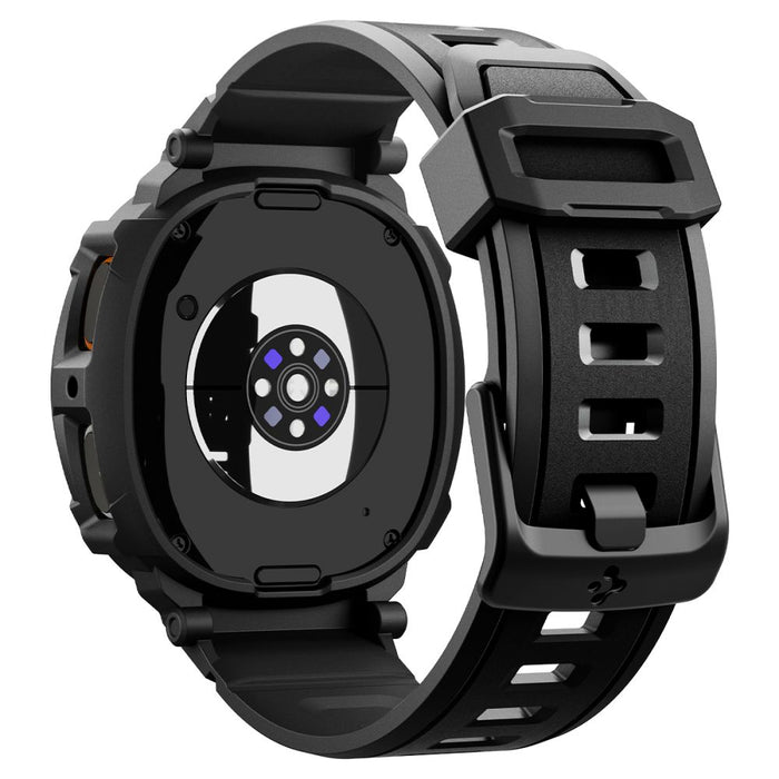 Spigen Rugged Armor Pro Strap for Samsung Galaxy Watch 8 40mm - Matte Black