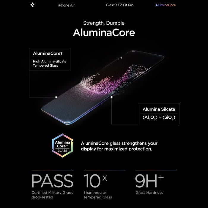 Spigen Glas.TR EZ Fit Pro Tempered Glass for iPhone 17 Air - Transparent