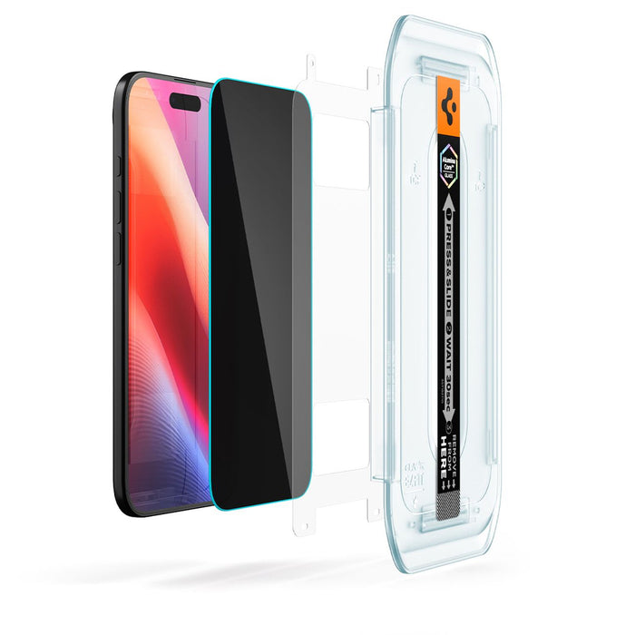 Spigen Glas.TR EZ Fit 2-pack privacy glass for iPhone 17 Air