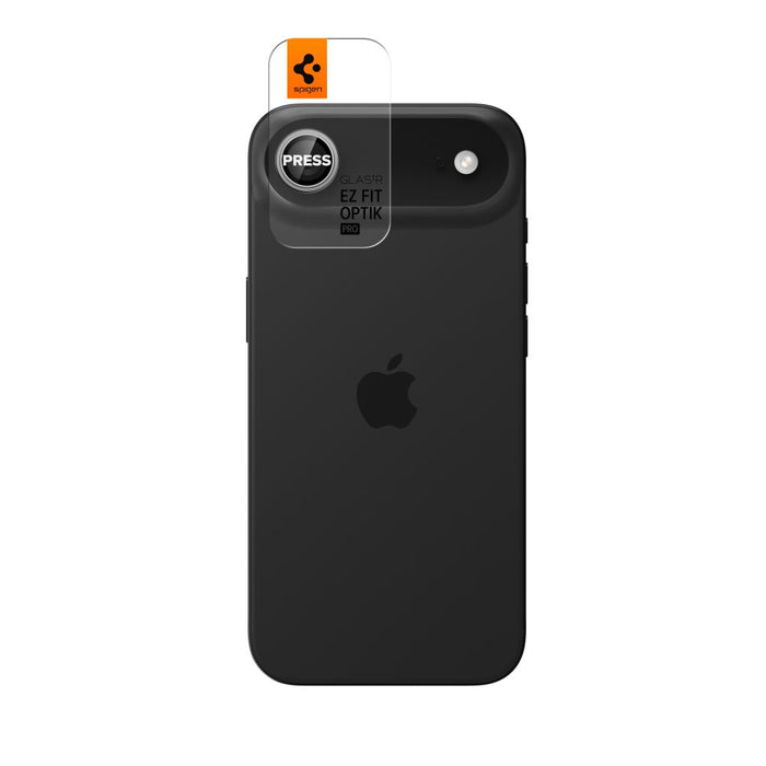 Spigen Optik Pro GLAS.TR ”EZ FIT” Camera Cover 2-pack for iPhone Air - Silver