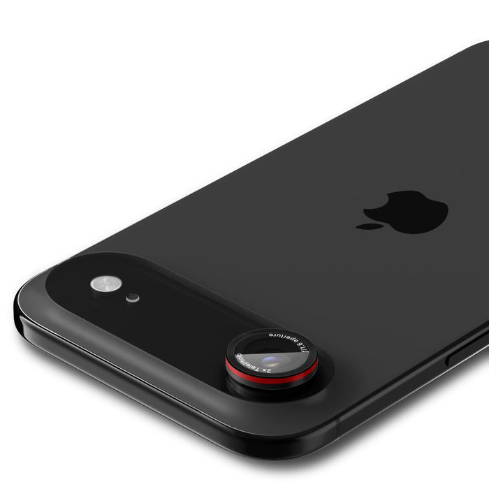 Spigen Optik Pro L-Series 2-pack iPhone Air Lens Glass - Black and Red