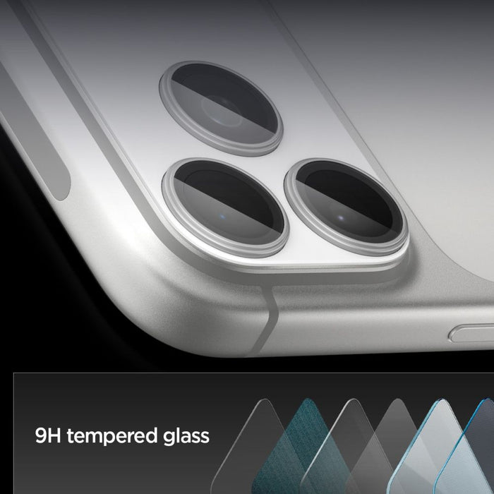 Spigen Optik Pro XL Camera Lens Glass for iPhone 17 Pro - Silver