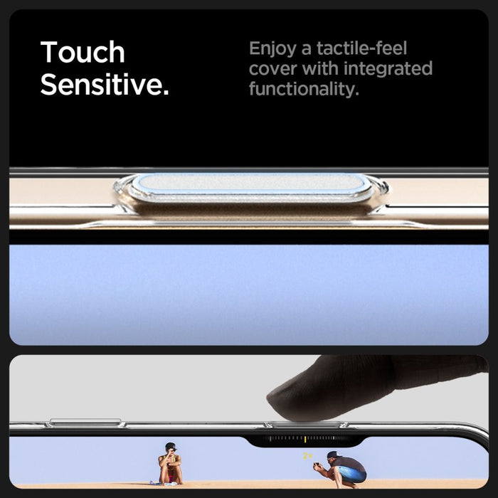 Spigen Thin Fit MagSafe Case for iPhone 16 Pro - Clear and White