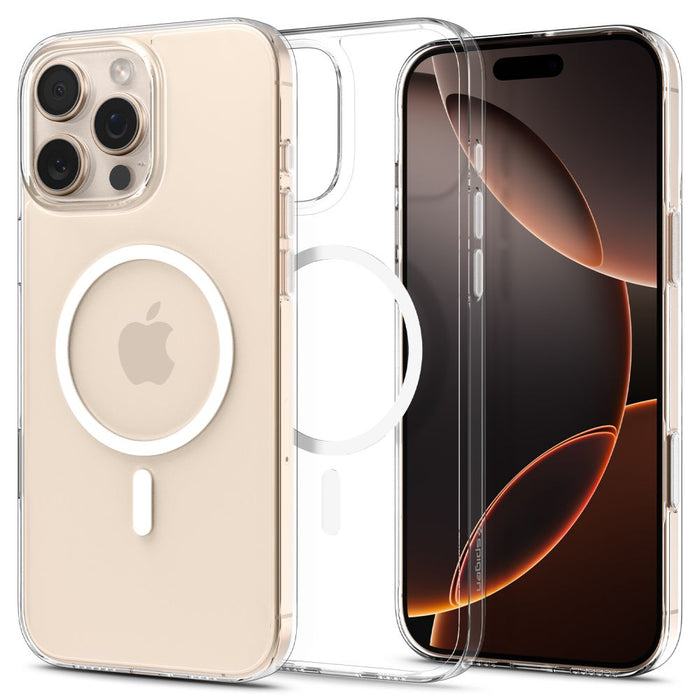Spigen Thin Fit MagSafe Case for iPhone 16 Pro Max - Clear and White