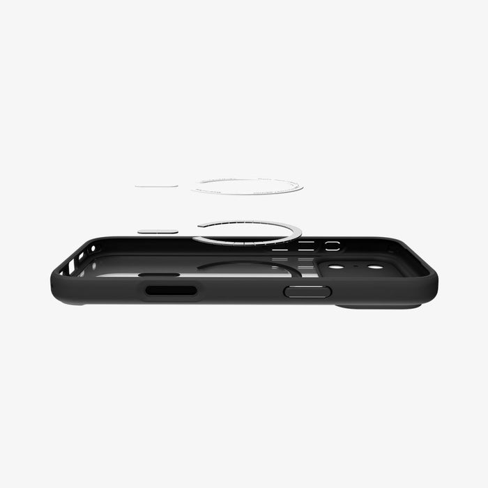 Spigen Ultra Hybrid MagSafe Case for iPhone 17 Pro Max - Black and Orange
