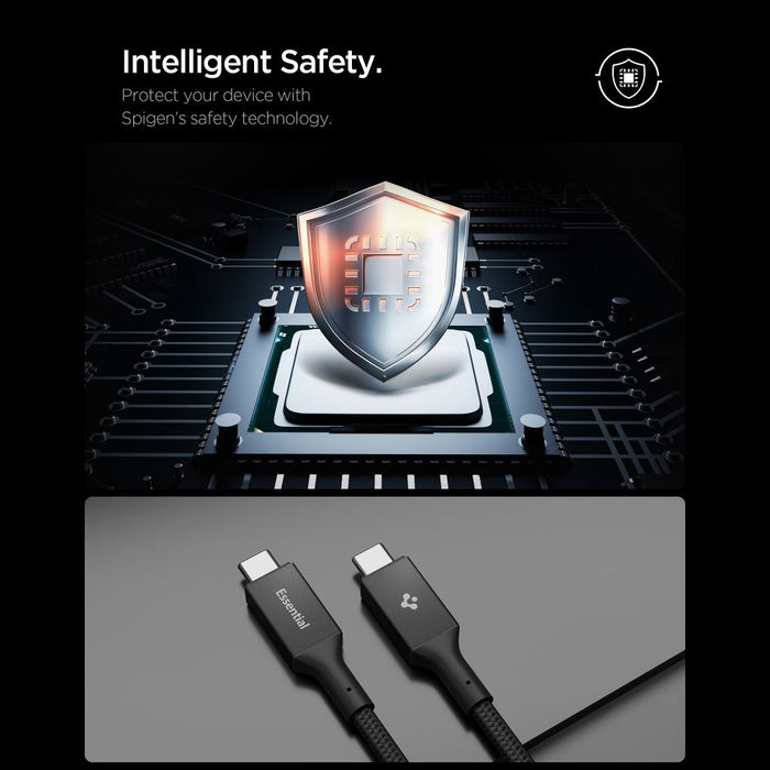 Spigen Essential EB24015CC USB-C / USB-C 240W 150cm Cable - Black