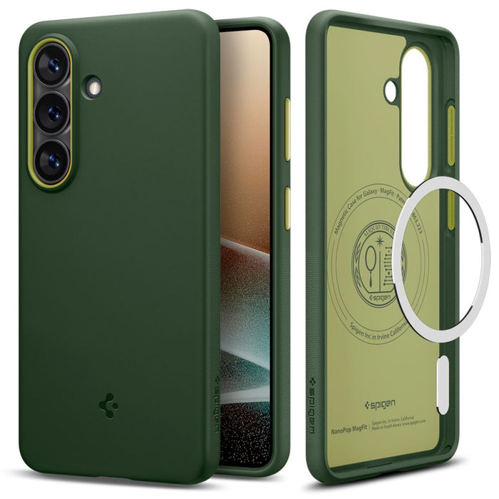 Spigen Nano Pop Mag MagSafe Case for Samsung Galaxy S26 - Green