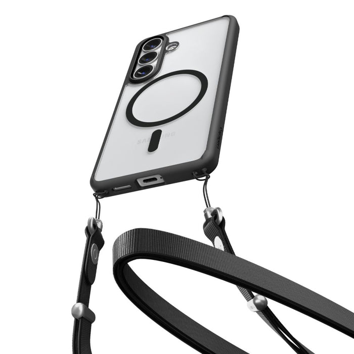 Spigen Ultra Hybrid Mag MagSafe Case for Samsung Galaxy S26 - Clear Black