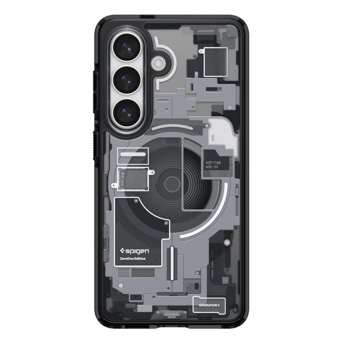 Spigen Ultra Hybrid Mag MagSafe Case for Samsung Galaxy S26 Zero One - Clear Black
