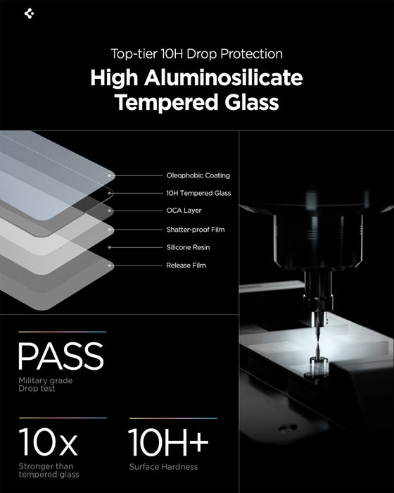Spigen Glas.Tr Ez Fit Pro HD Privacy Glass 2-pack for Samsung Galaxy S26