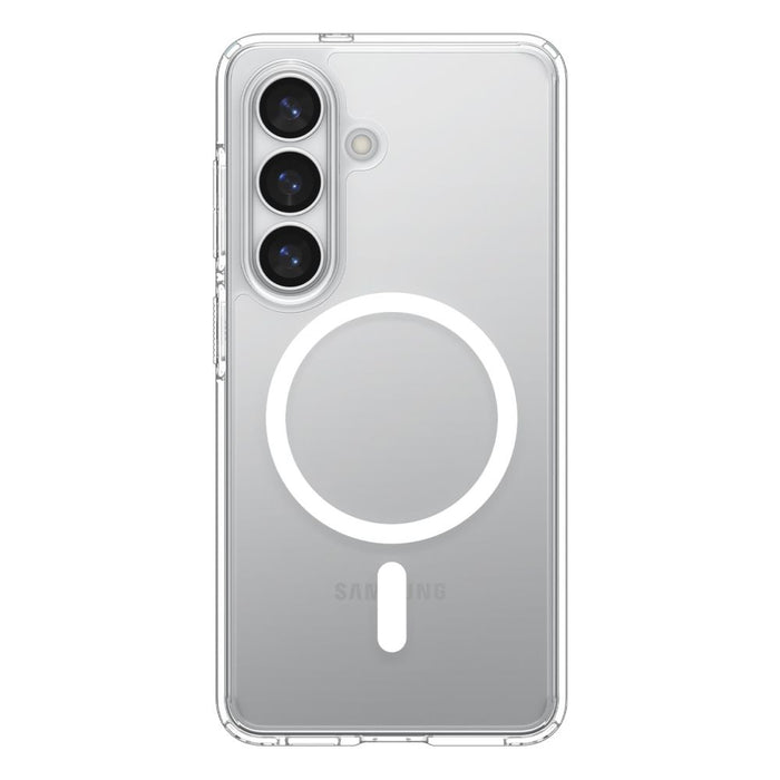 Spigen Ultra Hybrid Mag MagSafe Case for Samsung Galaxy S26+ - Clear and White